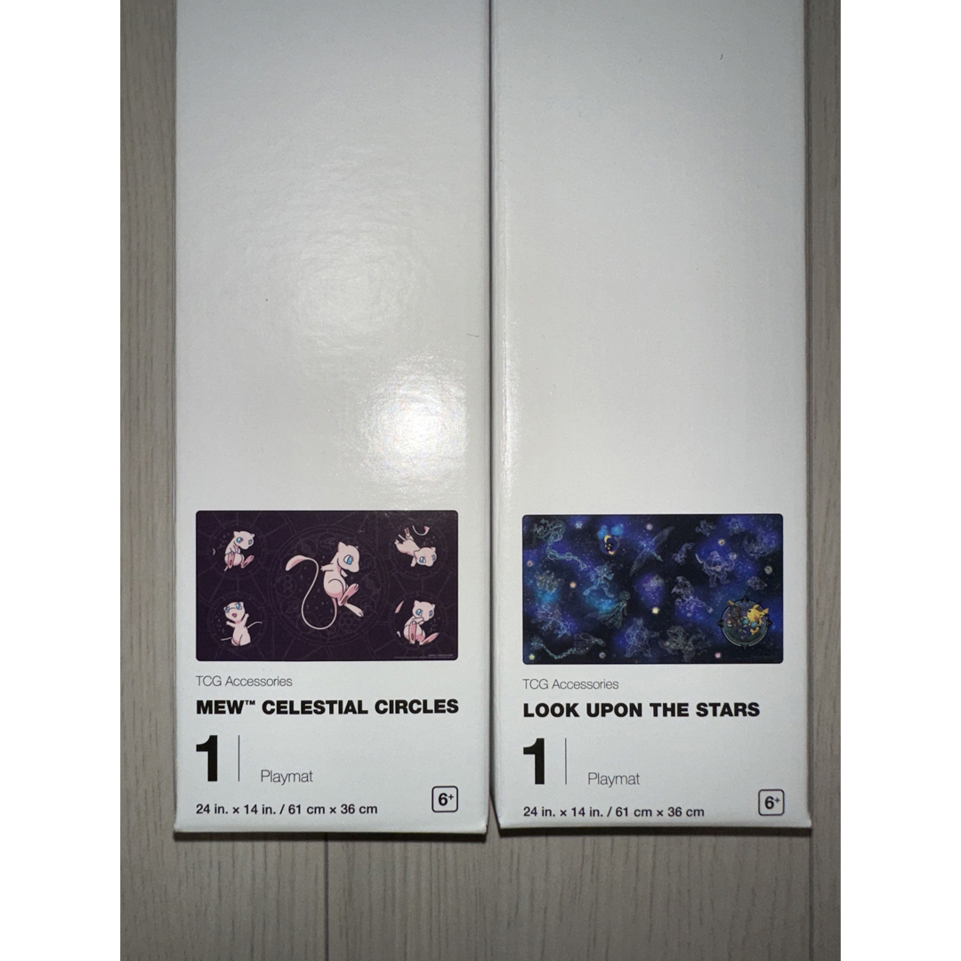 ポケモン(ポケモン)のポケモン wcs 2023 海外 プレイマット 星 ミュウ エンタメ/ホビーのトレーディングカード(カードサプライ/アクセサリ)の商品写真