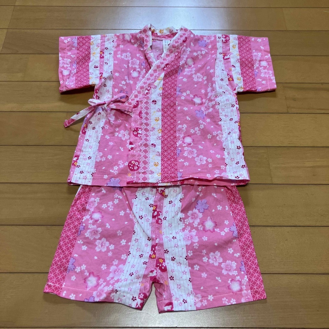 子供浴衣　うさぎ キッズ/ベビー/マタニティのキッズ服女の子用(90cm~)(甚平/浴衣)の商品写真