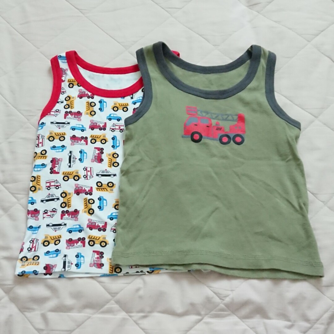 ベルメゾン(ベルメゾン)のベルメゾン タンクトップ肌着 100 キッズ/ベビー/マタニティのキッズ服男の子用(90cm~)(下着)の商品写真