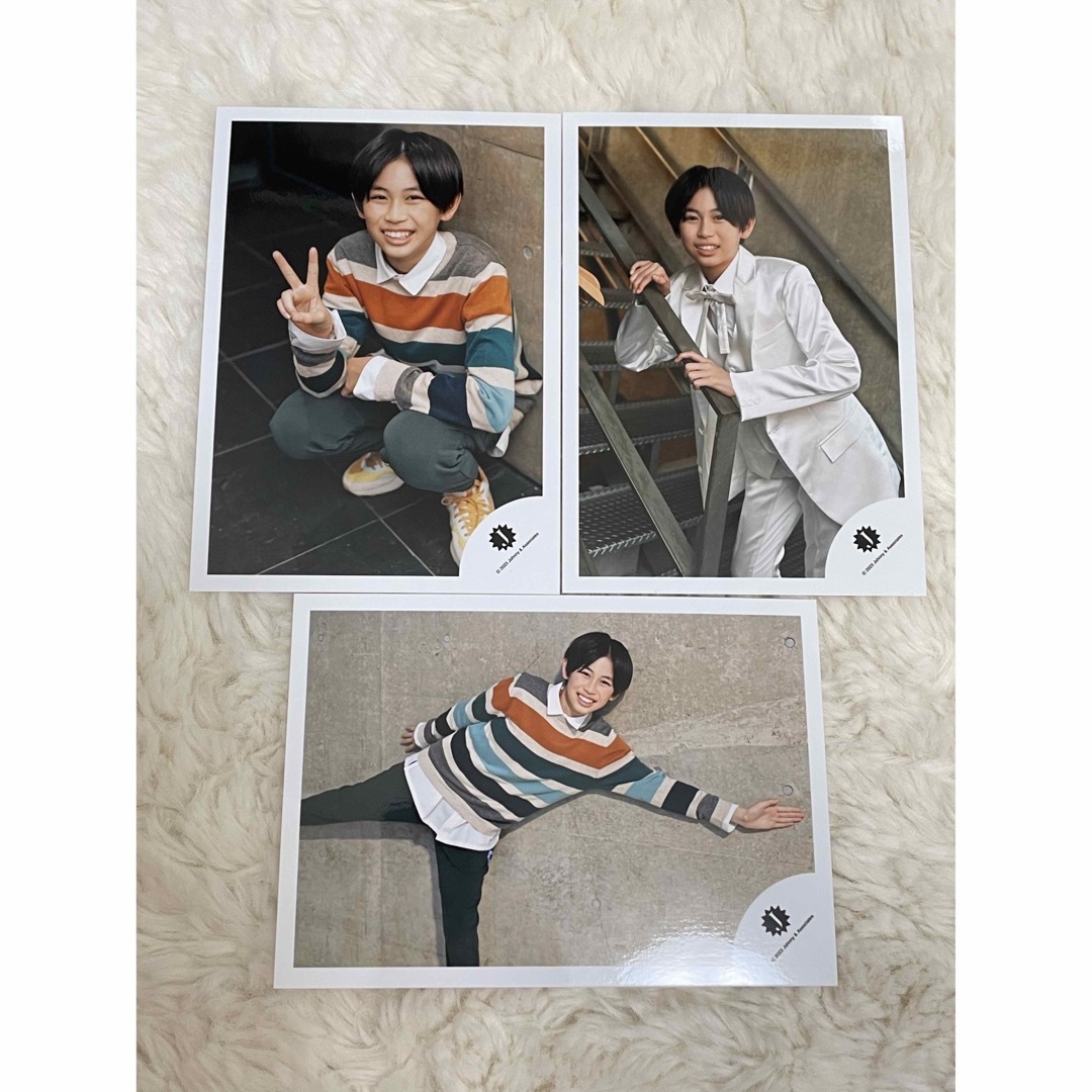 ジャニーズJr.(ジャニーズジュニア)の鈴木瑛朝 公式写真 オフショット ジャニーズJr. フレジュ エンタメ/ホビーのタレントグッズ(アイドルグッズ)の商品写真