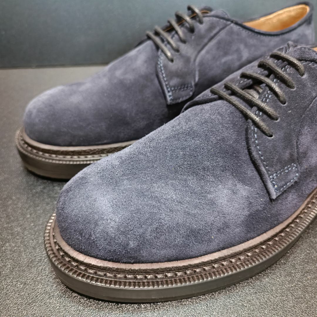 Boemos(ボエモス)のマニファトゥーレ・エトルシェ（M.Etrusche） イタリア製革靴 青 41 メンズの靴/シューズ(ドレス/ビジネス)の商品写真