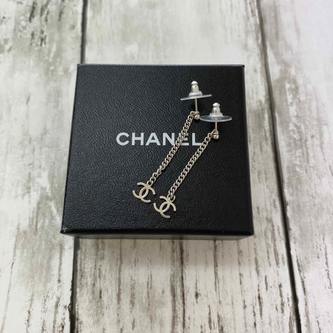 CHANEL ピアス  ココマークチェーン