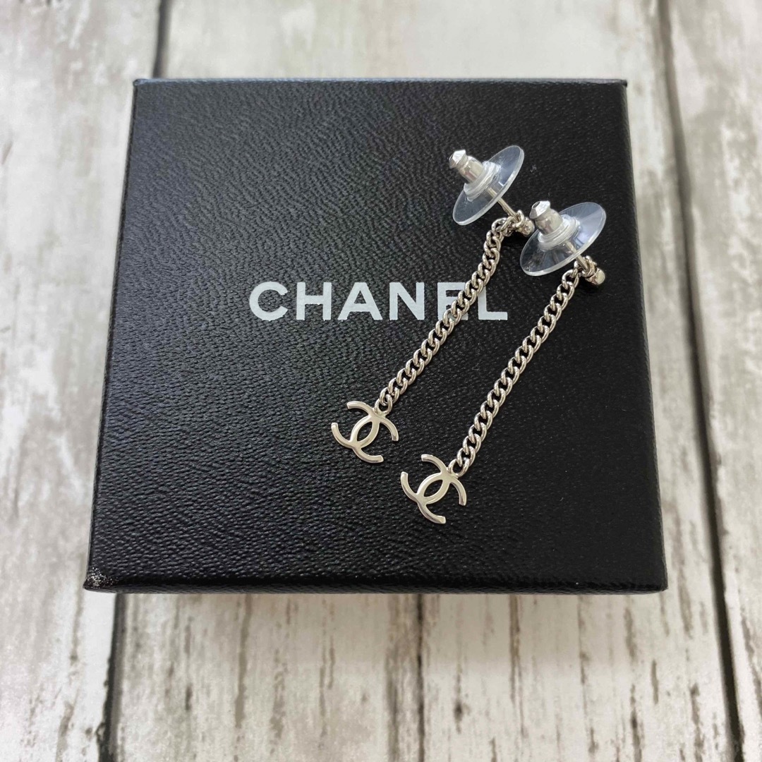 CHANEL ピアス  ココマークチェーン