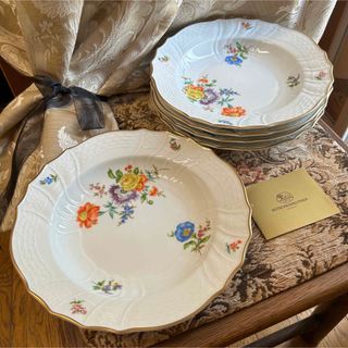 マイセン(MEISSEN)の希少品！ 新品 ドイツ製 Hutschenreuther ディープディッシュ5枚(食器)