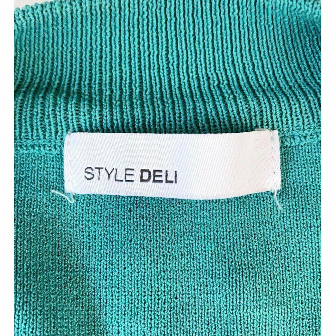 STYLE DELI(スタイルデリ)のスタイルデリ【STYLE  BELI】ノースリーブ　サマーニットトップス レディースのトップス(カットソー(半袖/袖なし))の商品写真