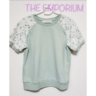 ジエンポリアム(THE EMPORIUM)の【M】ジエンポリアム　半袖　トップス　レース(Tシャツ(半袖/袖なし))