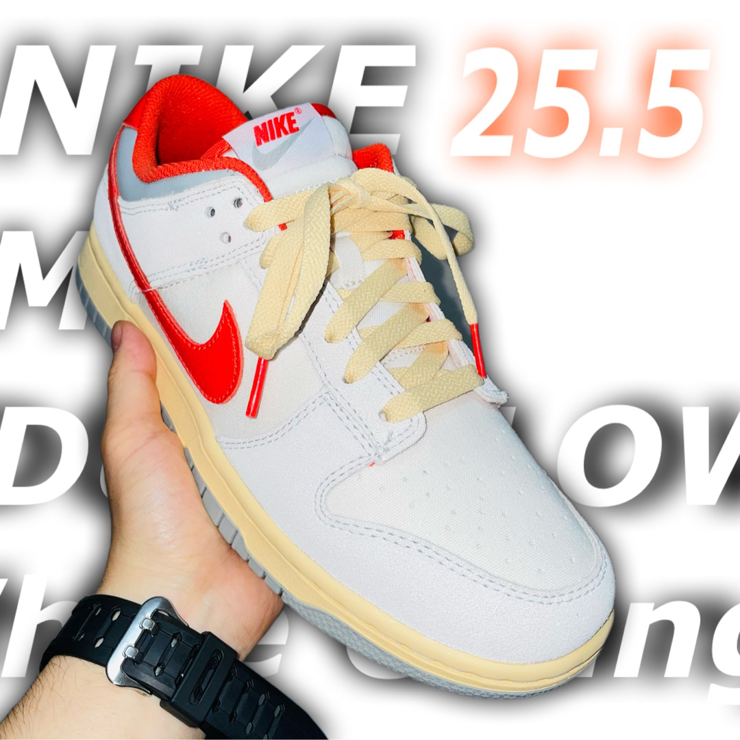 Nike Dunk Low ナイキ ダンクロー ホワイト　オレンジ　25.5