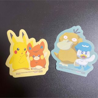 ポケモン(ポケモン)のポケモン　カビゴンといっしょキャンペーン　シール　2種セット　namco(キャラクターグッズ)