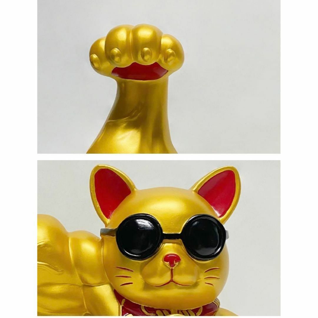 BIG32cm ムキムキゴールド マッスル招き猫 爆富 可愛い置物 筋肉 BIG32cm ムキムキゴールド マッスル招き猫 爆富 可愛い置物 筋肉