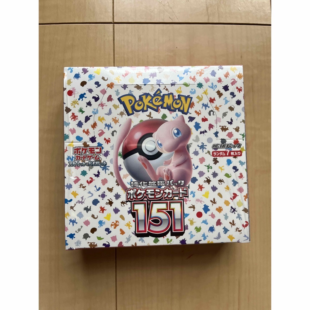 シュリンク付き ポケモンカード151 未開封 1box