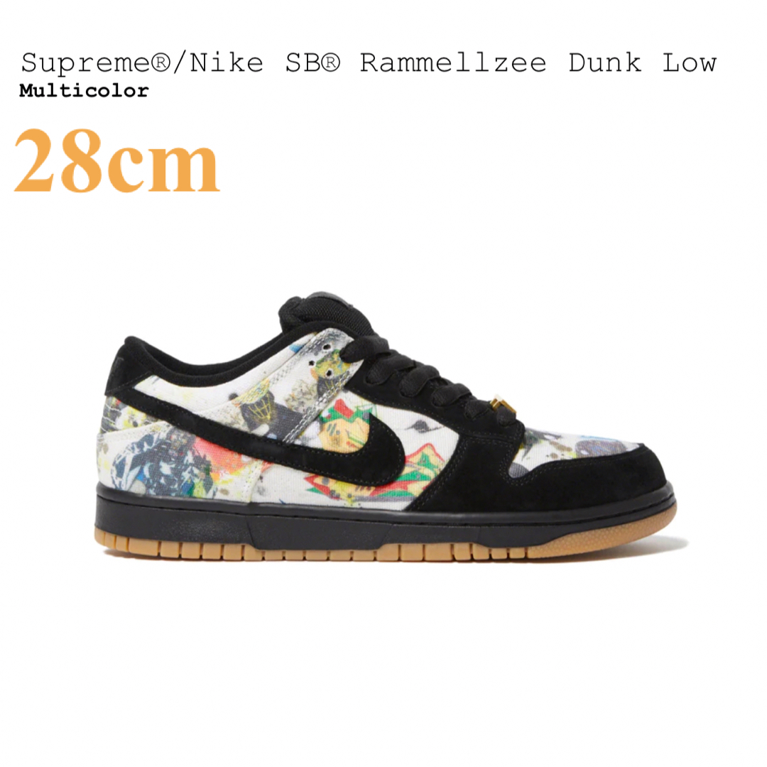 Supreme × Nike SB Dunk Low Rammellzee - スニーカー