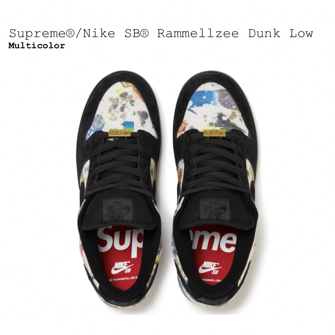 Supreme × Nike SB Dunk Low Rammellzee