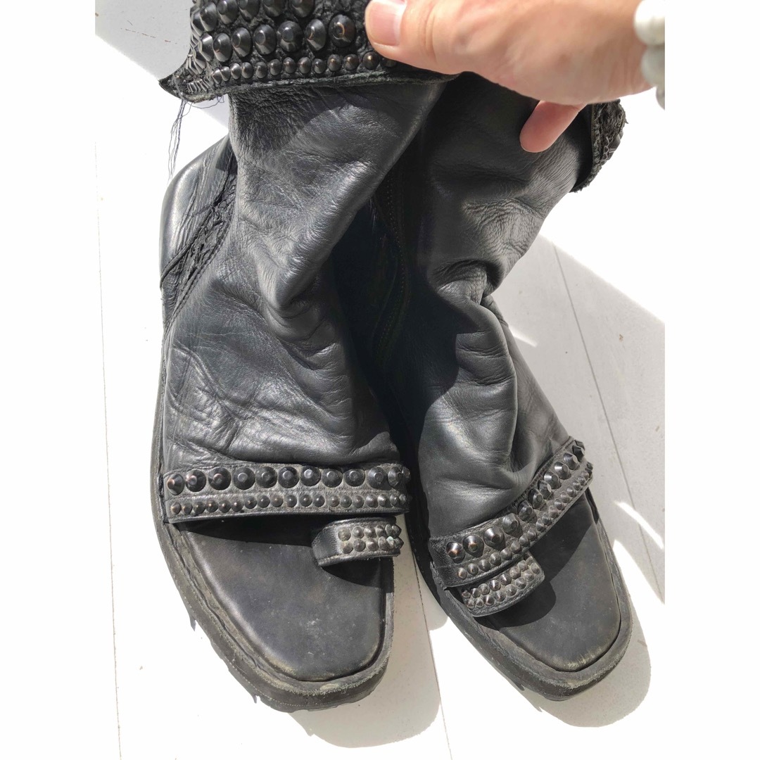 kmriiケムリ レザーサンダル メンズ1スタッズ メンズの靴/シューズ(サンダル)の商品写真