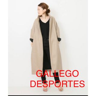ドゥーズィエムクラス ロングコート(レディース)(グレー/灰色系)の