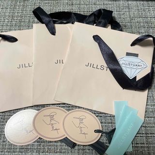 ジルスチュアート(JILLSTUART)のジルスチュアートショッパー タグ シール各3セット プレゼントにも！(ショップ袋)