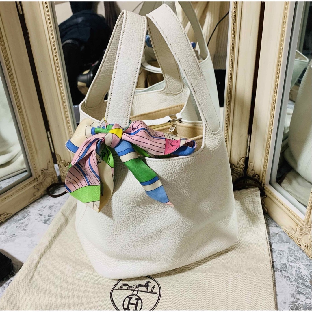 Hermes - 美品 正規品 エルメス ピコタン ハンドバッグ □刻印