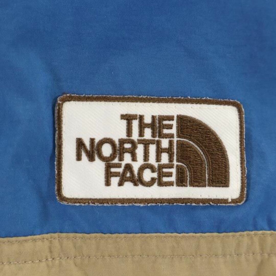 THE NORTH FACE(ザノースフェイス)のノースフェイス アウトドア グランドコンパクトジャケット 150 ベージュ×ブルー 他 THE NORTH FACE NPJ22212 ロゴ 長袖 キッズ 【中古】  【230902】 メール便可 キッズ/ベビー/マタニティのキッズ服男の子用(90cm~)(ジャケット/上着)の商品写真