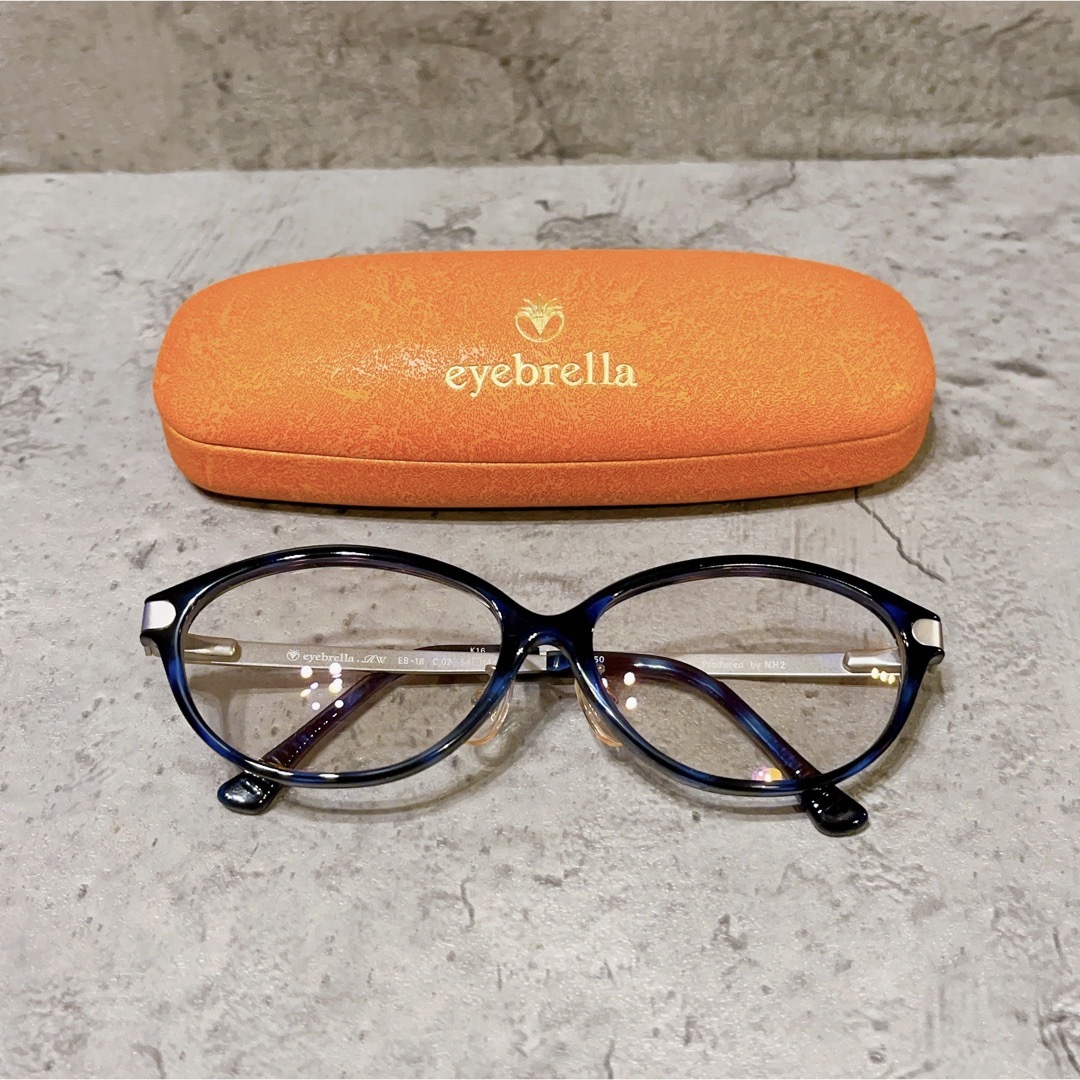 美品 eyebrella EB 18 アイブレラ リーダー ダブル サングラス