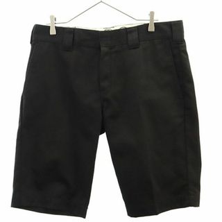 ディッキーズ(Dickies)のディッキーズ ワークショートパンツ w34 ブラック Dickies ロゴワッペン メンズ 【中古】  【230902】(ワークパンツ/カーゴパンツ)