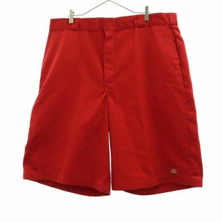 ディッキーズ(Dickies)のディッキーズ ワーク ショートパンツ w42 レッド Dickies ビッグサイズ メンズ 【中古】  【230902】(ワークパンツ/カーゴパンツ)