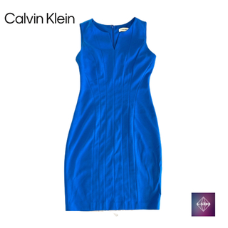 カルバンクライン(Calvin Klein)のCALVIN KLEIN カルバンクライン ミニワンピース タイトワンピース(ミニワンピース)