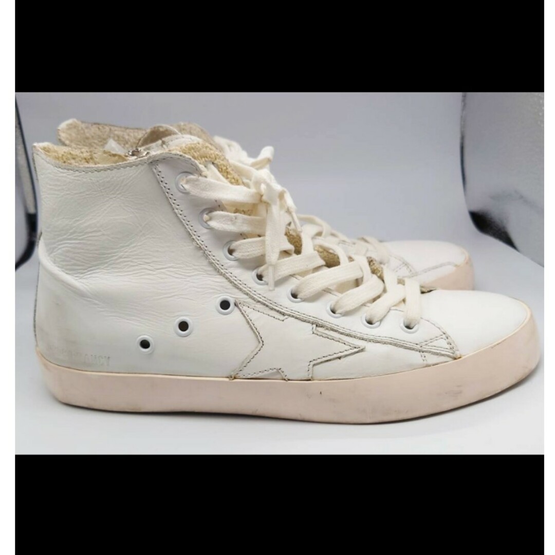 GOLDEN GOOSE GGDB FRANCY 加工ハイカットスニーカー 39-www.coumes