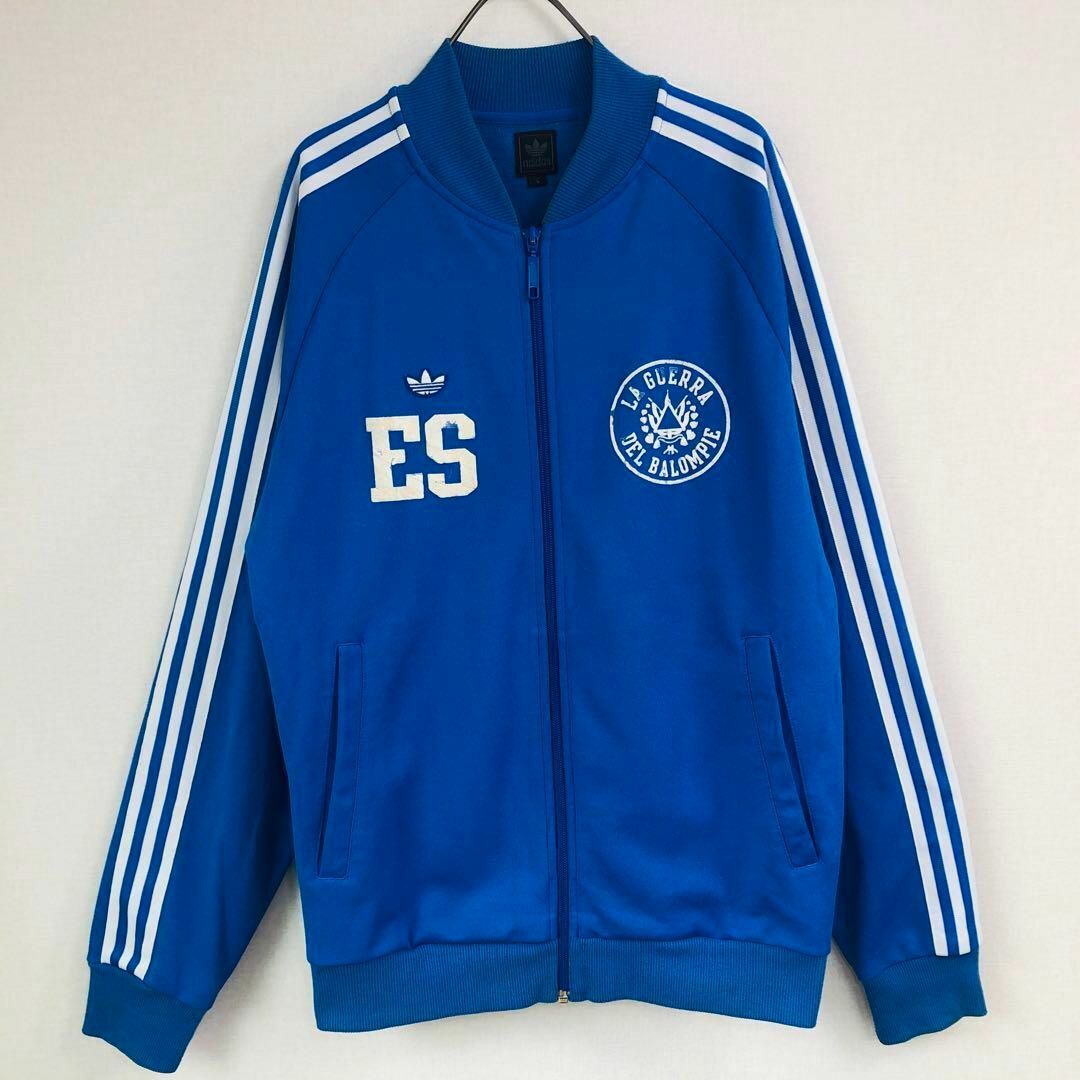 adidas - 【希少】アディダス ジャージ サイズL ブルー 80Sの通販 by