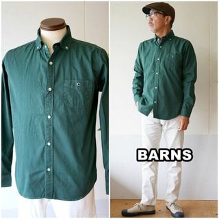 バーンズアウトフィッターズ(Barns OUTFITTERS)のBARNS バーンズ 　長袖　ボタンダウンシャツ 4965N　サイズXL(シャツ)