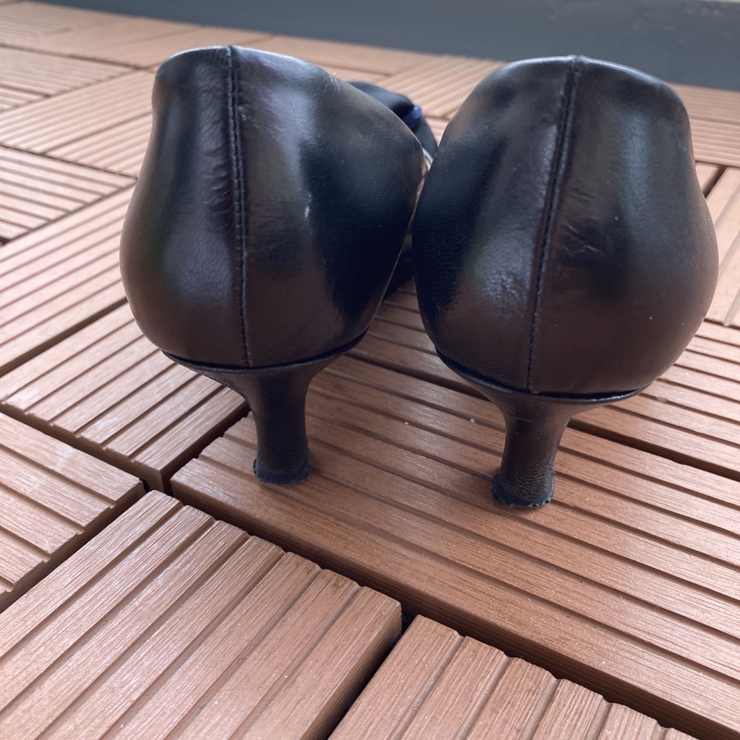 EIZO(エイゾー)のEIZO パンプス　黒　ヒール4.5センチ レディースの靴/シューズ(ハイヒール/パンプス)の商品写真
