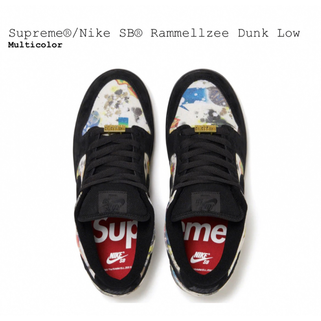 Supreme × Nike SB Dunk Low Rammellzee メンズの靴/シューズ(スニーカー)の商品写真