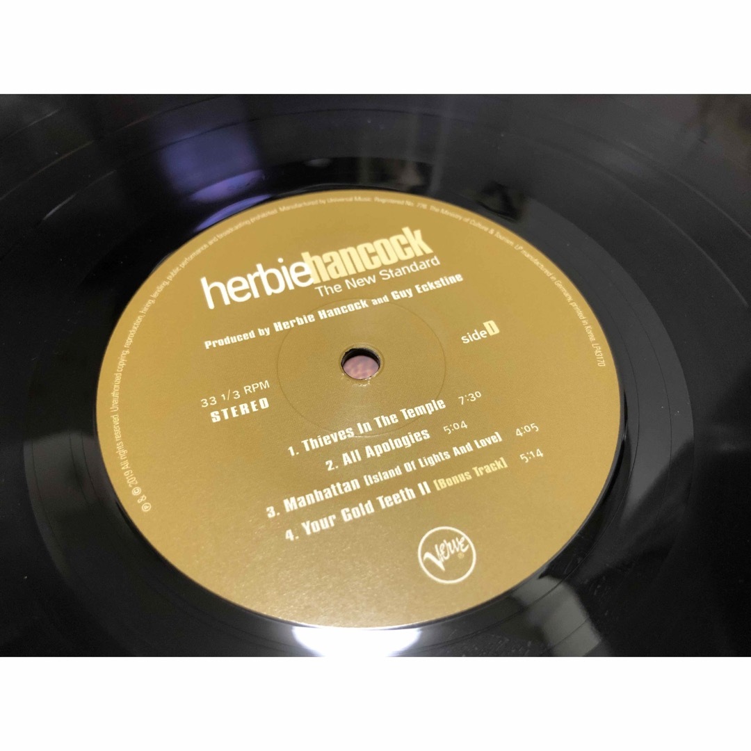 稀少 Herbie Hancock New Standard Khiov 2LP -