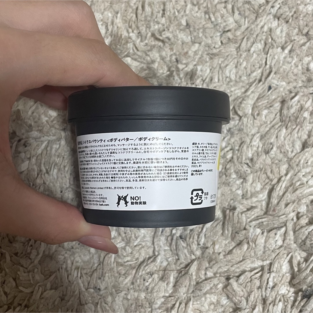 LUSH(ラッシュ)のLUSH シトラスバウンティ　ボディバター/ボディクリーム　100g コスメ/美容のボディケア(ボディクリーム)の商品写真