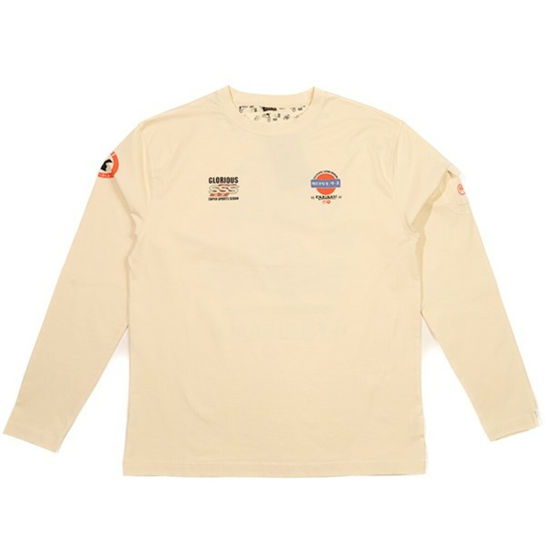 TEDMAN(テッドマン)のカミナリモータース/510ブルーバードSSS/ロンT/ホワイト/KMLT-226 メンズのトップス(Tシャツ/カットソー(七分/長袖))の商品写真