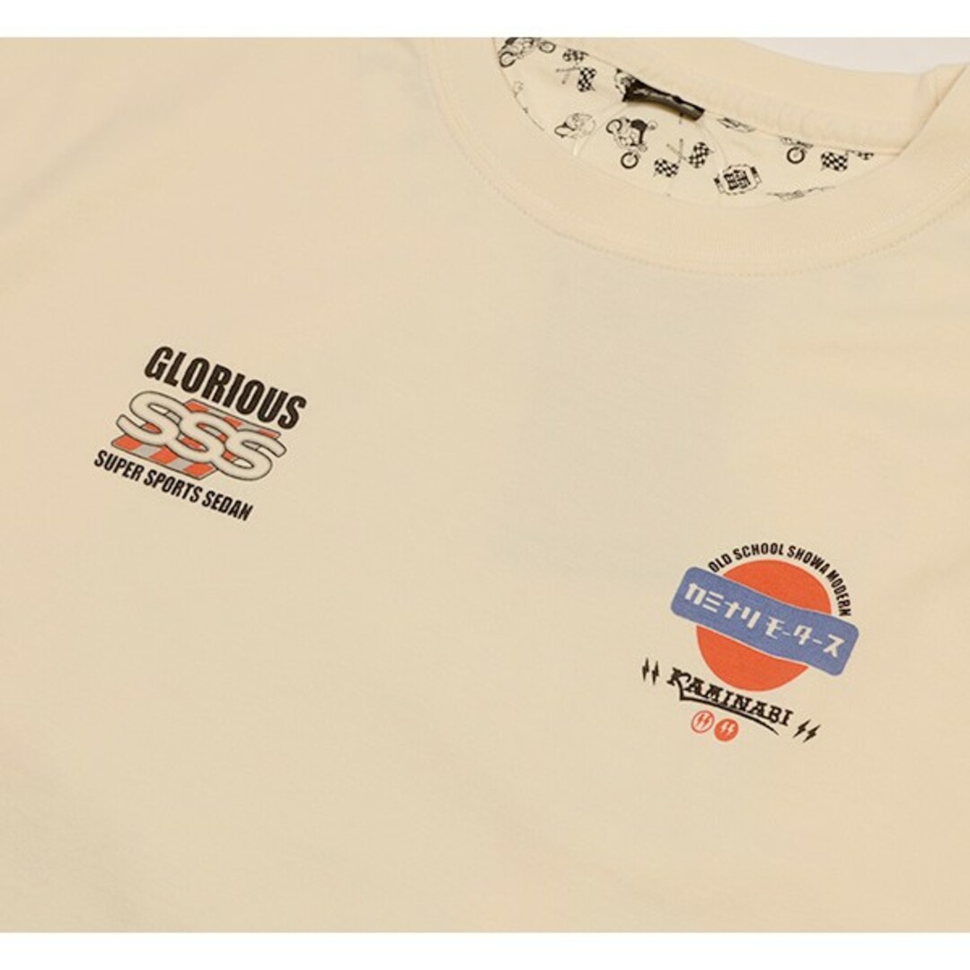 TEDMAN(テッドマン)のカミナリモータース/510ブルーバードSSS/ロンT/ホワイト/KMLT-226 メンズのトップス(Tシャツ/カットソー(七分/長袖))の商品写真