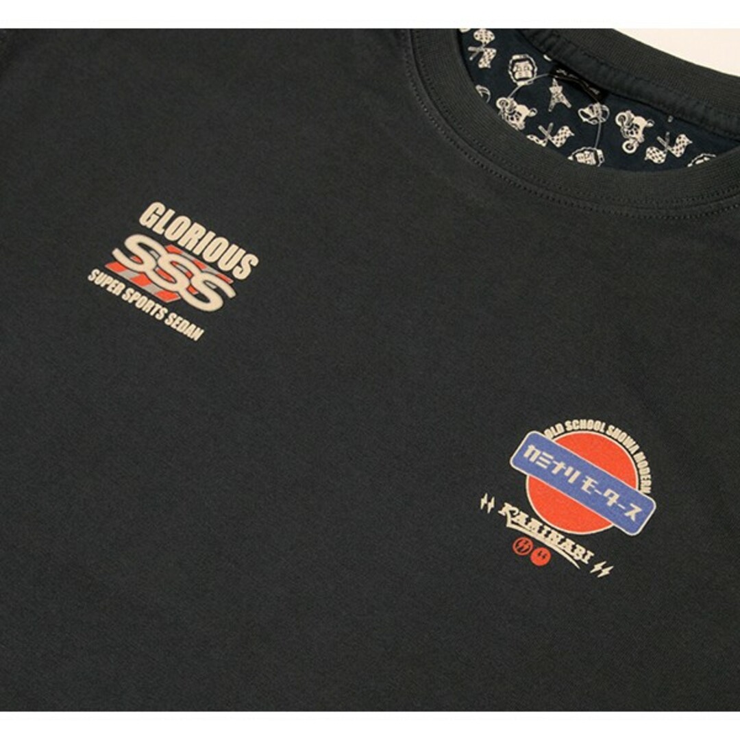 TEDMAN(テッドマン)のカミナリモータース/510ブルーバードSSS/ロンT/ネイビー/KMLT-226 メンズのトップス(Tシャツ/カットソー(七分/長袖))の商品写真