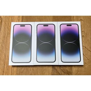 iPhone 14 Pro Max 256GB 3台　ディープパープル(スマートフォン本体)