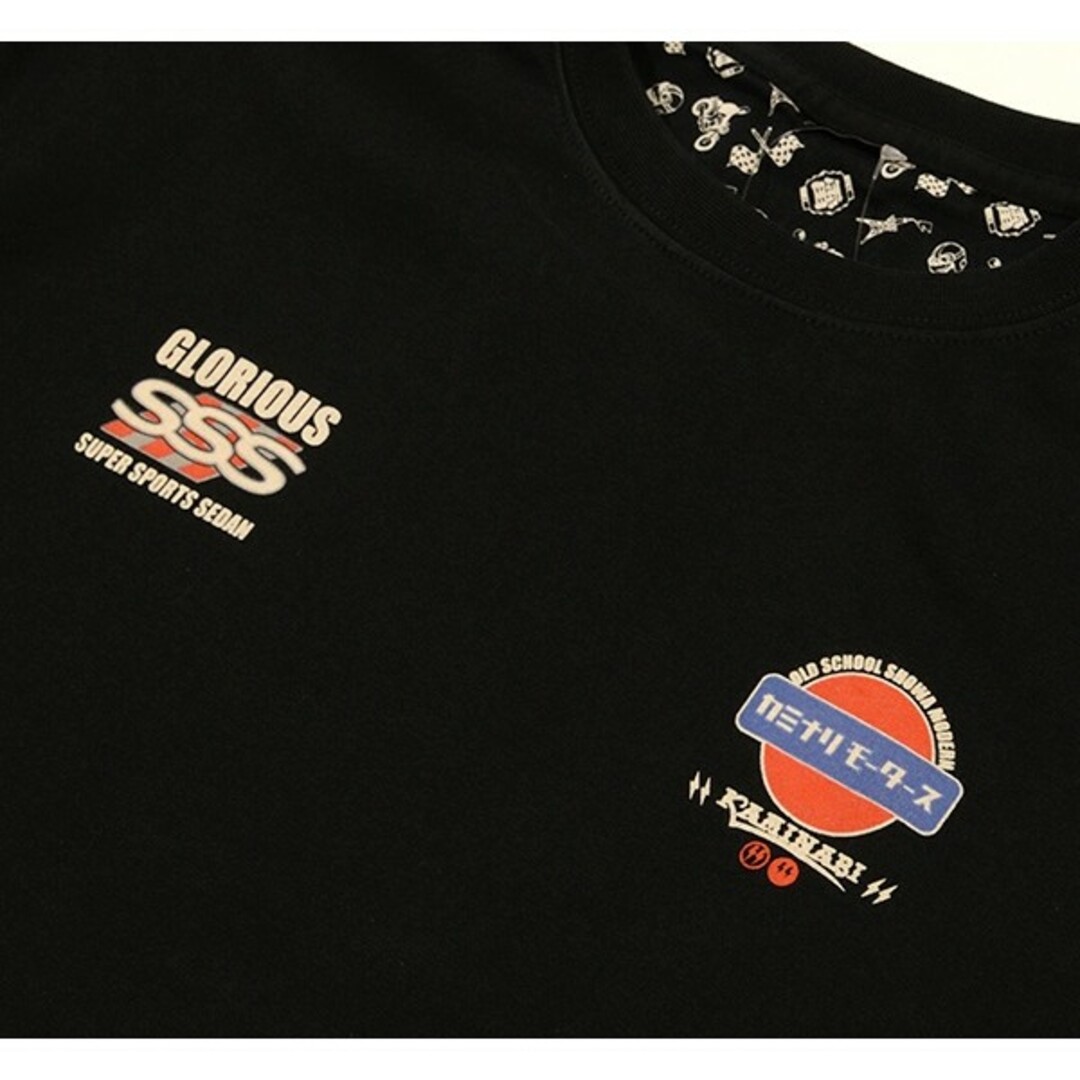 TEDMAN(テッドマン)のカミナリモータース/510ブルーバードSSS/ロンT/ブラック/KMLT-226 メンズのトップス(Tシャツ/カットソー(七分/長袖))の商品写真