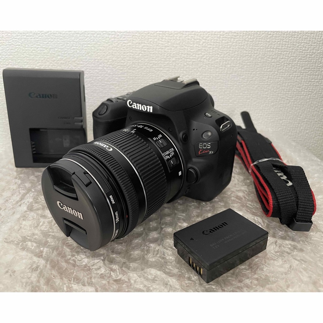 低価格の 美品【Canon kiss eos 中古 レンズキット超美品- kiss9 Kiss