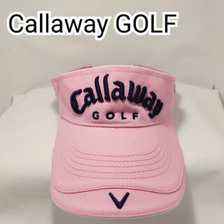 キャロウェイゴルフ(Callaway Golf)のCallaway GOLF サンバイザー ピンク【0279】(ウエア)