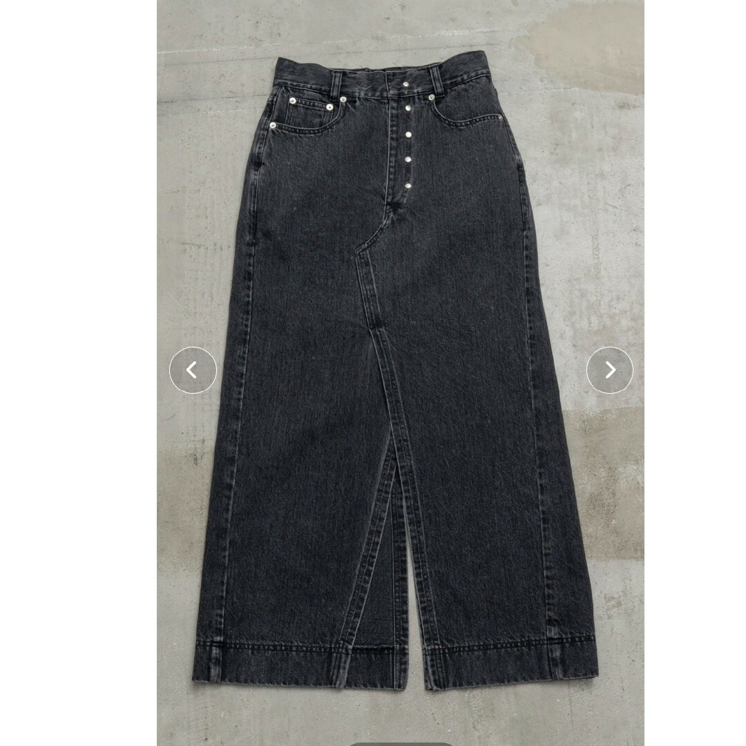 MAISON SPECIAL(メゾンスペシャル)のインサイドリバーシブルデニムスカート　メゾンスペシャル レディースのスカート(ロングスカート)の商品写真