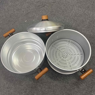 セッター 三協アルミ 2段 両手鍋 直径30cm(調理道具/製菓道具)