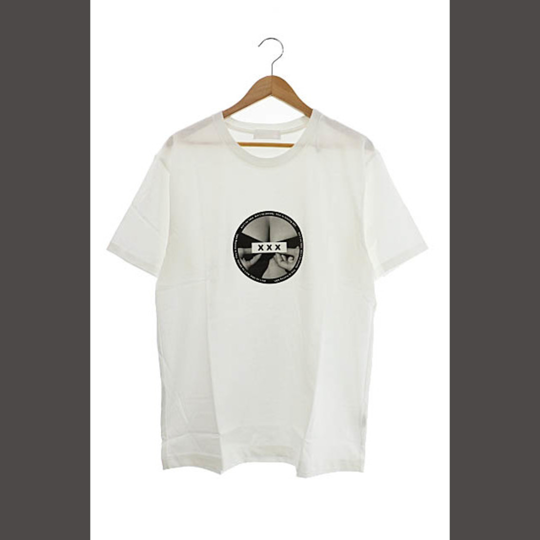 ゴッドセレクショントリプルエックス 19AW ロゴ 半袖 Tシャツ M 白