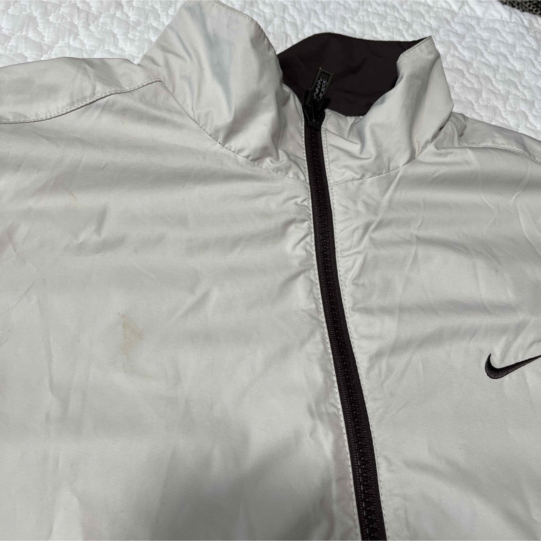 NIKE GOLF リバーシブルナイロンブルゾン M ブラウン/ベージュ