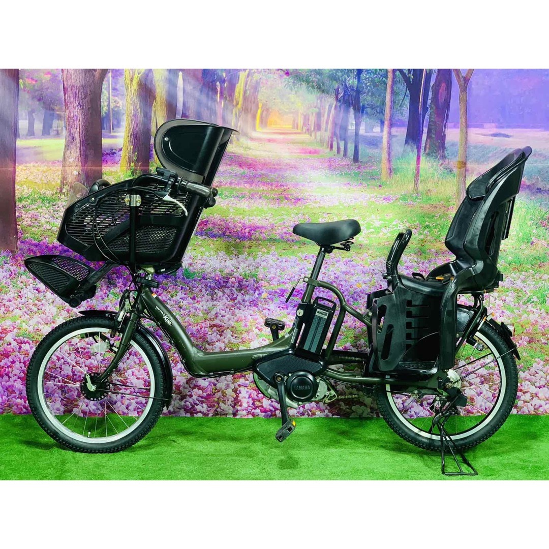 ○☆5613子供乗せヤマハ電動アシスト自転車20インチ-