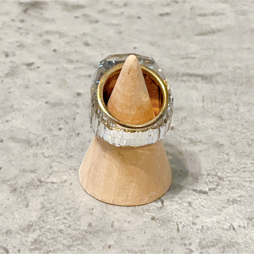 廃盤 美品 SWAROVSKI GLACIER CRYSTAL RING 10号