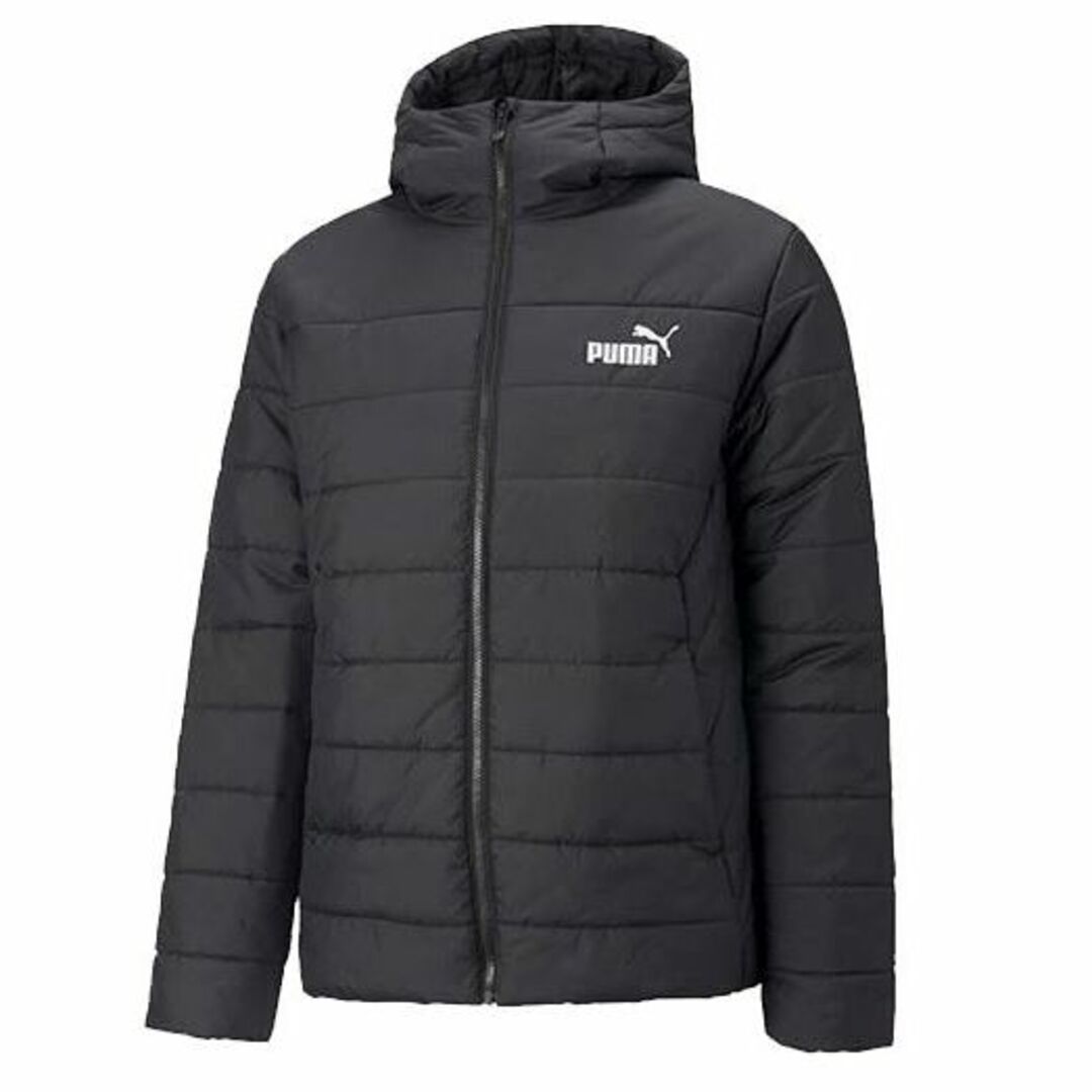 新品 PUMA プーマ XL 撥水加工 中綿ジャケット 黒 ジッパー付ポケット