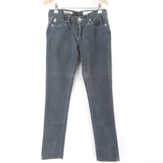 セオリー(theory)のTheory セオリー AG別注 コーデュロイパンツ 1点 グリーン 26 コットン他 スーパースキニー ローライズ Legging レディース AU1972A72 (ショートパンツ)