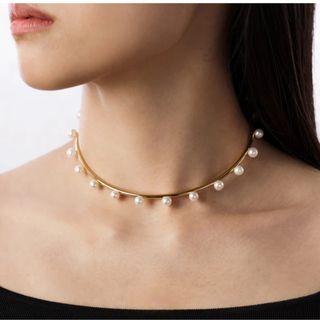 ドゥロワー(Drawer)のビジュードエム　Bijou de M  Pearl Choker(ネックレス)