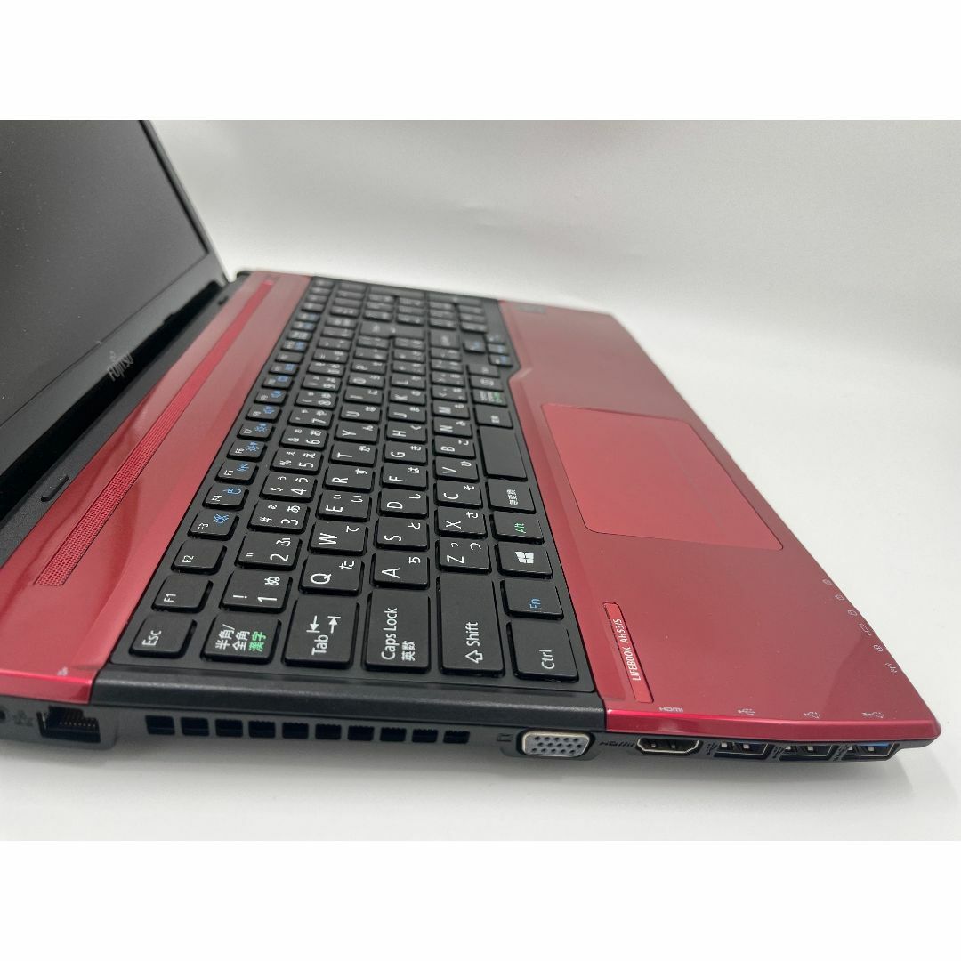 富士通ノートパソコン　Core i7　1TB メモリ12GB搭載　人気の赤！！ スマホ/家電/カメラのPC/タブレット(ノートPC)の商品写真