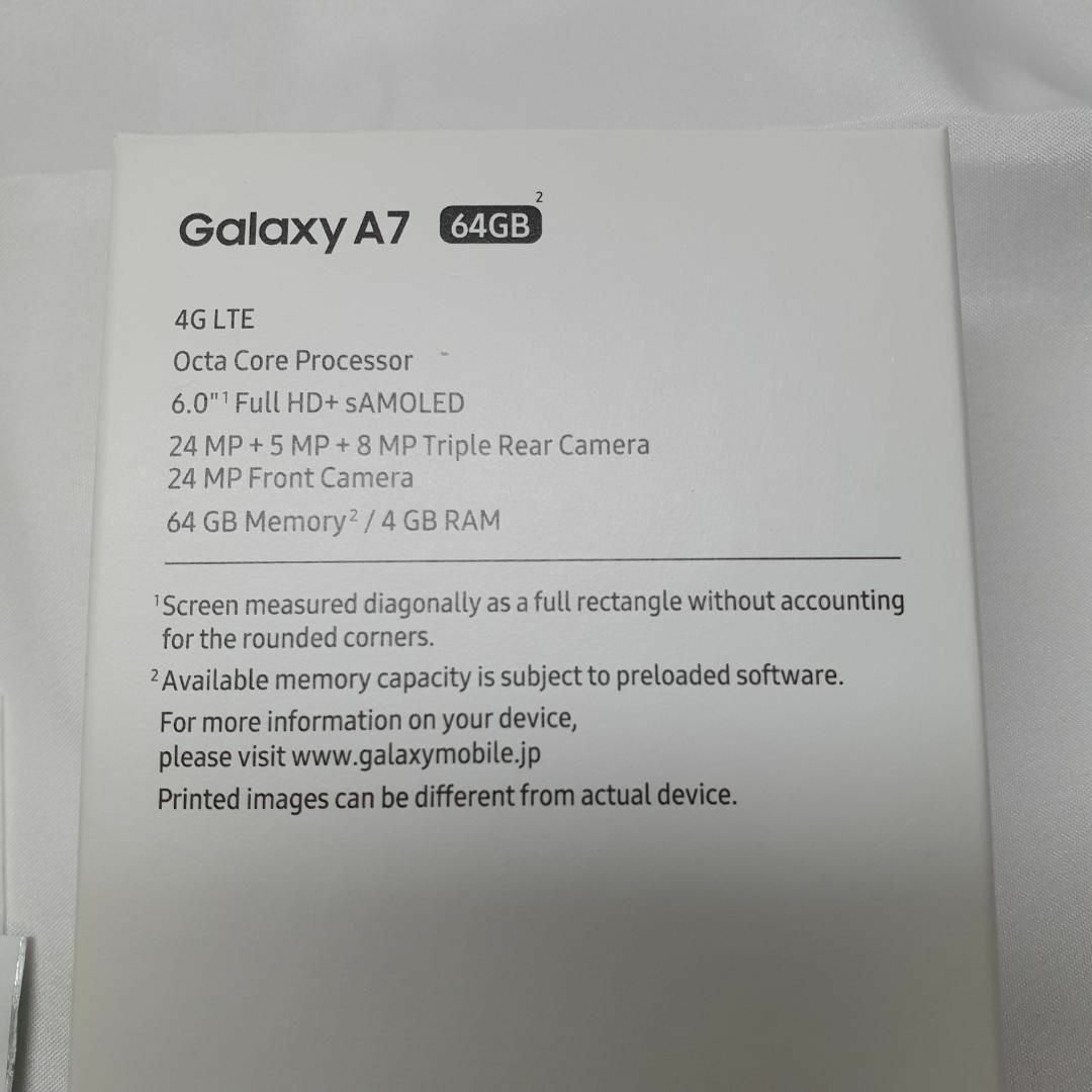 SAMSUNG Galaxy A7 SIMフリー サムスン ギャラクシー 携帯 5